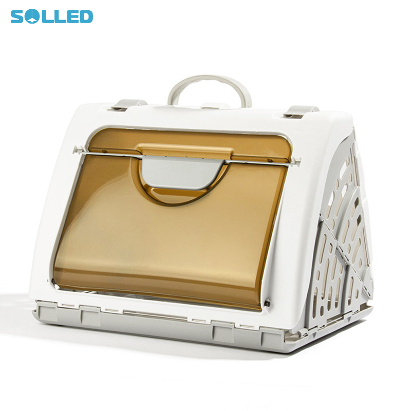 Cat Bag Carrier, Pet Carrier With Brown Perspective Cabin Door, Trapezoidal Structure, 360 ° Surround Ventilation, Outdoor Small Dog Carrier For Cats ราคา 1,031 บาท*ส่งฟรี