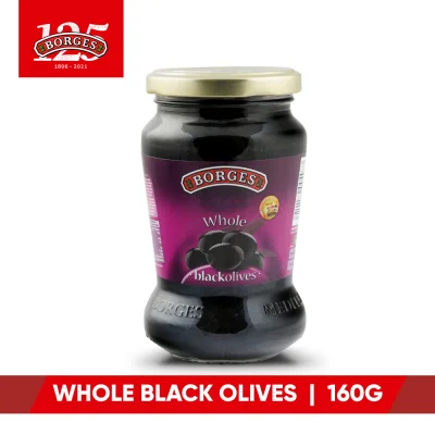 Borges Spanish Variety Olives (Bundle of 2) - Whole Black Olives