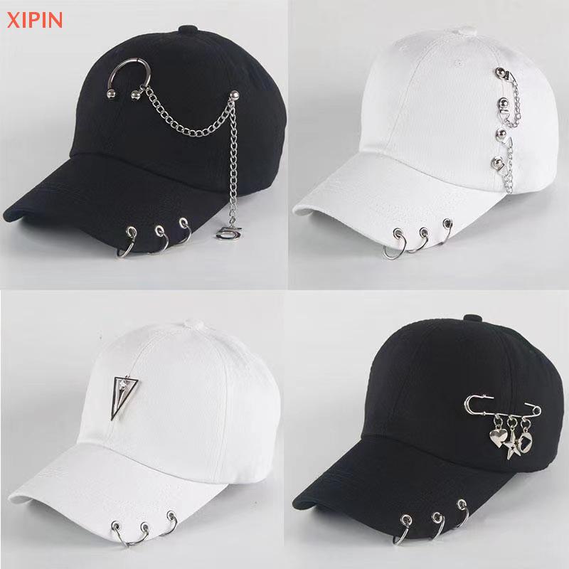 QN Đơn Giản Giản Giản Dị Hàn Quốc Nam Cô Gái Ngoài Trời Cotton Thể Thao Với Vòng Visors Cap Snapback Mũ Mũ Bóng Chày Cap