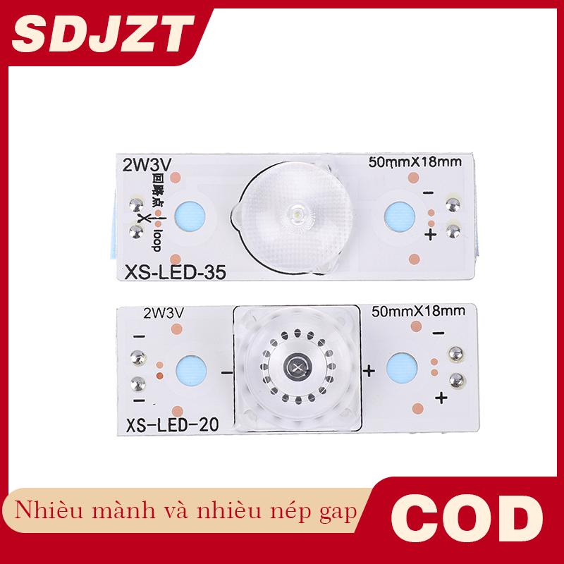 SDJZT 10pcs 3V 6V 2W đèn hạt với Quang len fliter cho 24-108inch TV phổ LED Đèn nền dải sửa chữa TV bảo trì đơn giản