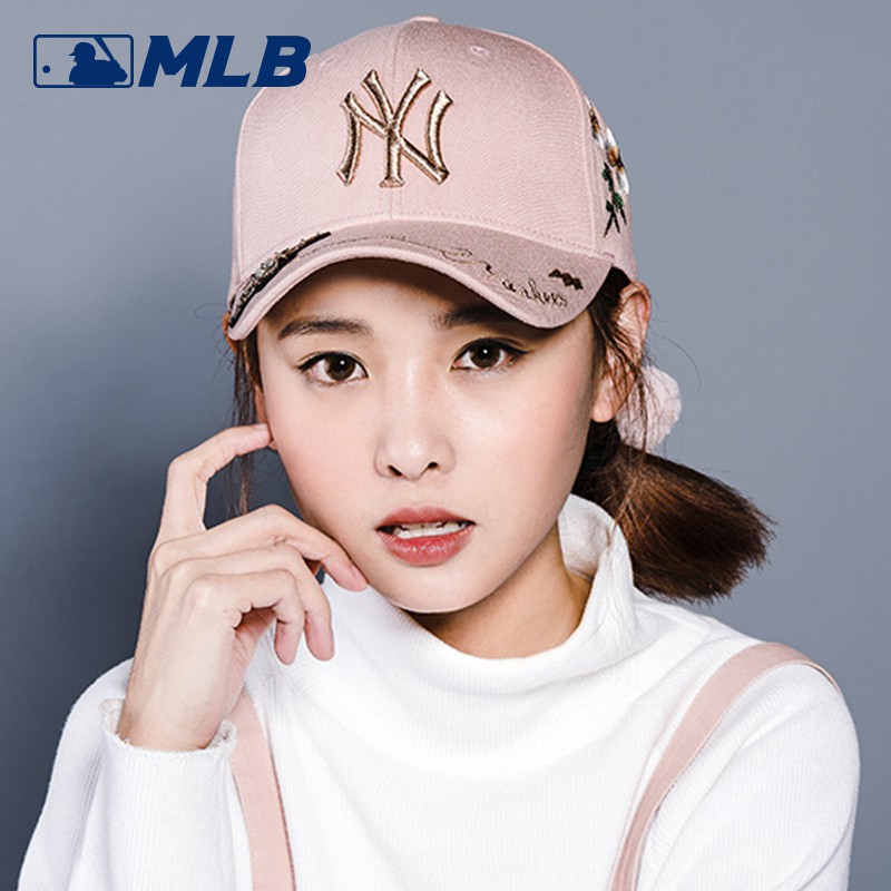 【MLB Korea】 NY Yankees / Gold bee adjustable Cap /2colors / from korea