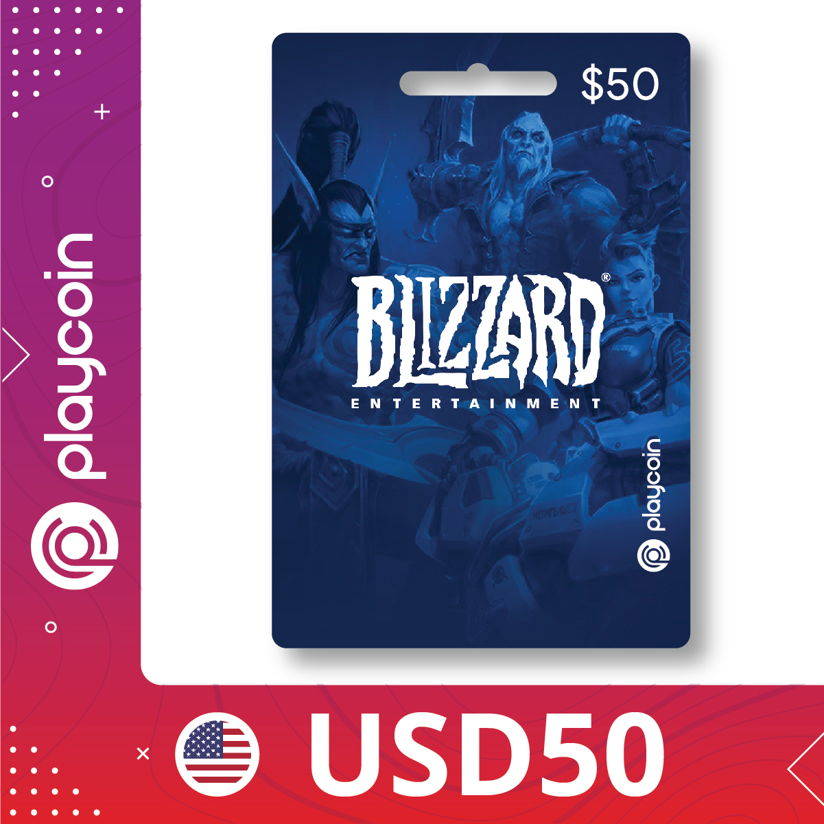 Blizzard Gift Card 10 Dollars - merablackmagic