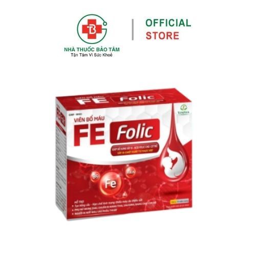 Viên Bổ Máu Fe Folic - Giúp Bổ Sung Sắt Iii, Acid Folic Cho Cơ Thể