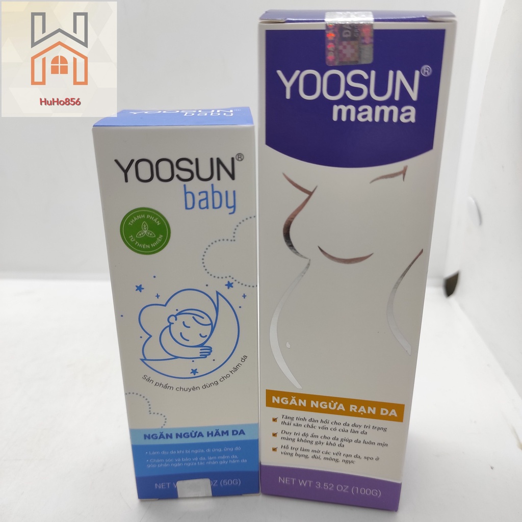 [Chính hãng] Yoosun Mama & Yoosun Baby - Ngăn Ngừa Rạn Da Cho Mẹ và Ngăn Ngừa Hăm Da Cho Bé