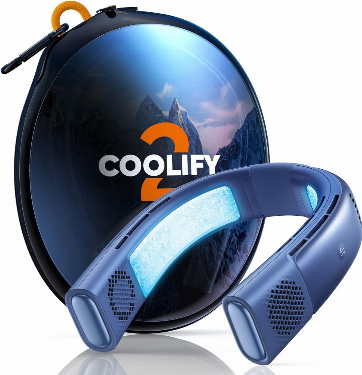 TORRAS COOLIFY 2 Neck Air Conditioner Long Endurance Edition, Wrap-around Cooling Neck Fan, Smart Portable Neck Fan, Personal Fan 9-Mode, Bladeless Fan No Falling, Neck Cooler & Heater, Ocean Blue ราคา 12,097 บาท*ส่งฟรี