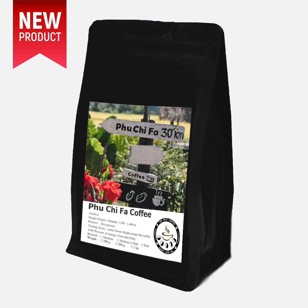 กาเเฟภูชี้ฟ้า เมล็ดกาแฟออแกนิคเกรดพรีเมี่ยม เกรดA เชียงราย วอชด์โพรเซส ดอยภูชี้ฟ้า กาแฟอราบิก้า100% ราคา 257 บาท*ส่งฟรี