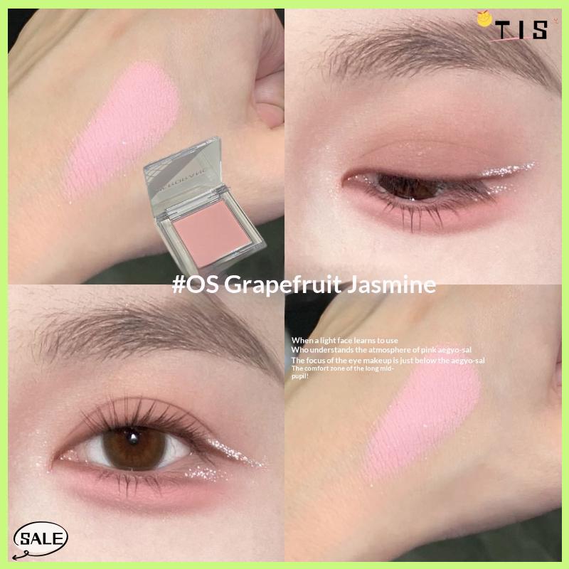 Follow Get New【TIS】 Mini đơn sắc Eyeshadow Palette Matte Pearlescent không thấm nước bóng đường viền bột sắc tố mắt cơ sở vẻ đẹp lễ hội trang điểm - 8