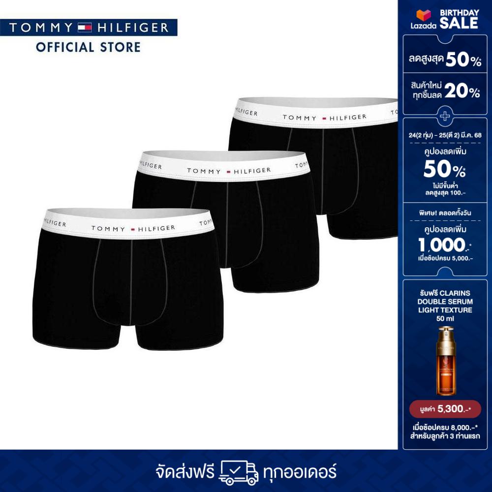 Tommy Hilfiger Men Trunks Model UM0UM02763 0WJ - Black - ยี่ห้อ Tommy Hilfiger ราคา 2,190 บาท*ส่งฟรี