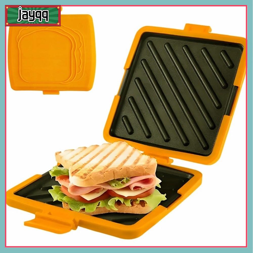 JAYQQ Silicon Máy làm bánh mì sandwich bằng lò vi sóng Nấu ăn nhanh Làm  nhanh Máy ép Panini Đa chức năng Chảo nướng bánh sandwich Sử dụng lò vi sóng trong bếp