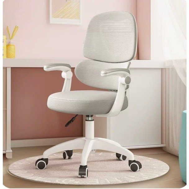 Ghế công thái học trẻ em khung trắng vải lưới siêu xinh TM004 - 3