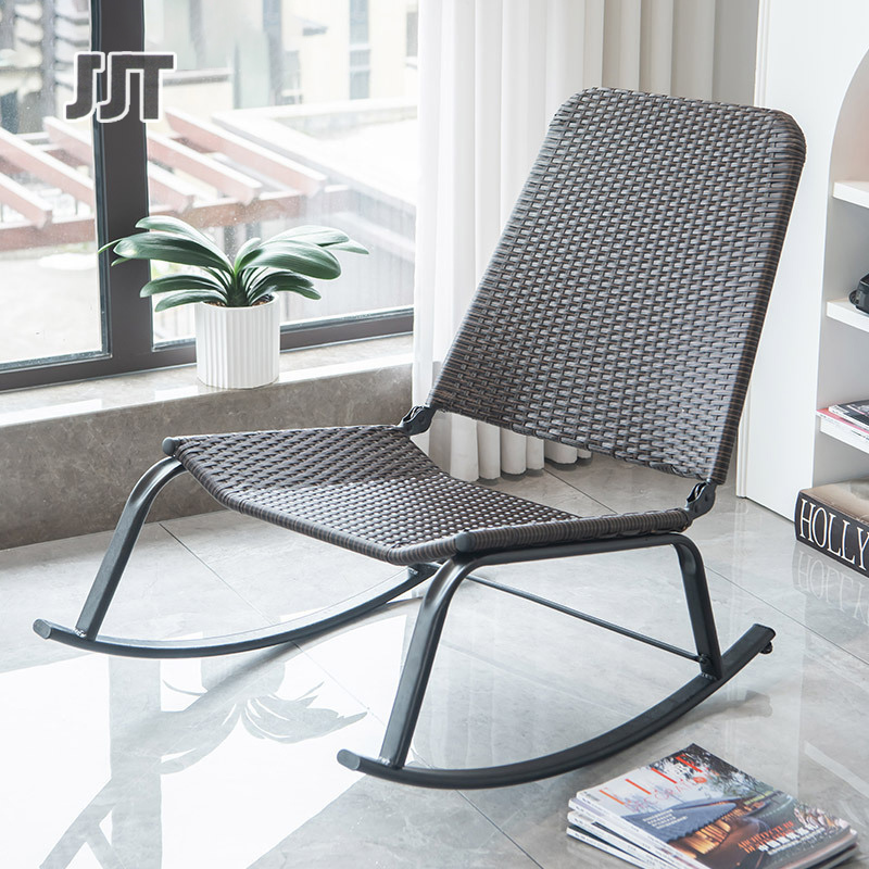 leisure chair baby swing Outdoor rattan chair Balcony indoor and outdoor reclining lunch chair ราคา 2,457 บาท*ส่งฟรี