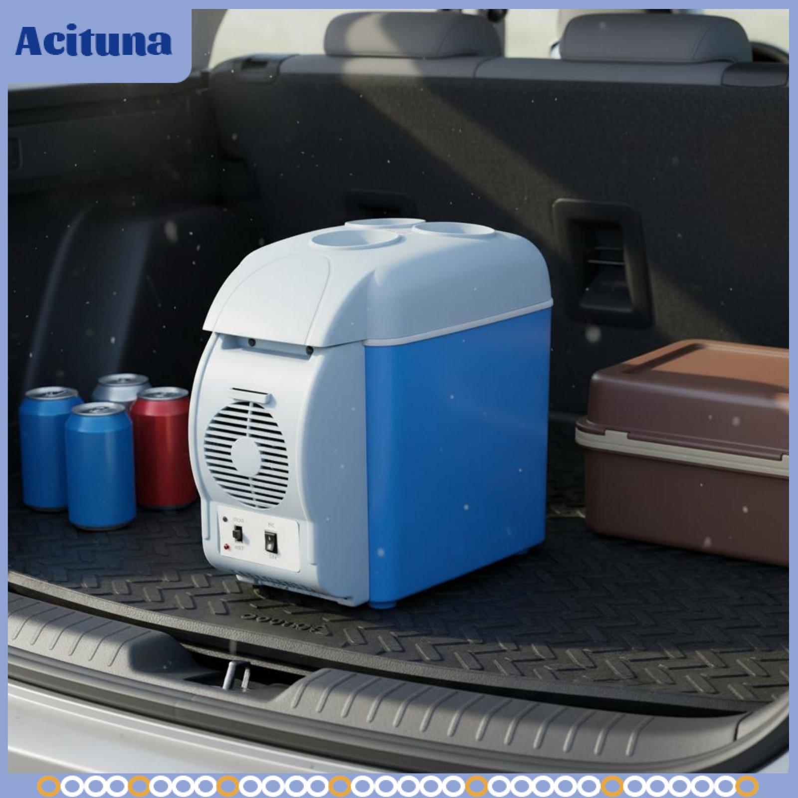 Portable Car Fridge Mini Refrigerator 7.5L Beverage Cooler Small Appliance for Travel Camping Office ราคา 2,707 บาท*ส่งฟรี