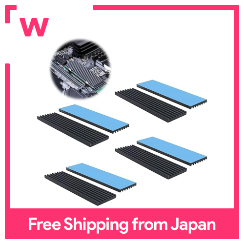Tản nhiệt với 8 cái của dẫn nhiệt tấm dính [8 cái] tản nhiệt nhôm CPU Chip IC bảng mạch áp dụng cho bộ khuếch đại Đèn Led chống nhiệt Runaway 70 mét x 22 mét x 3 mét Đen nhôm