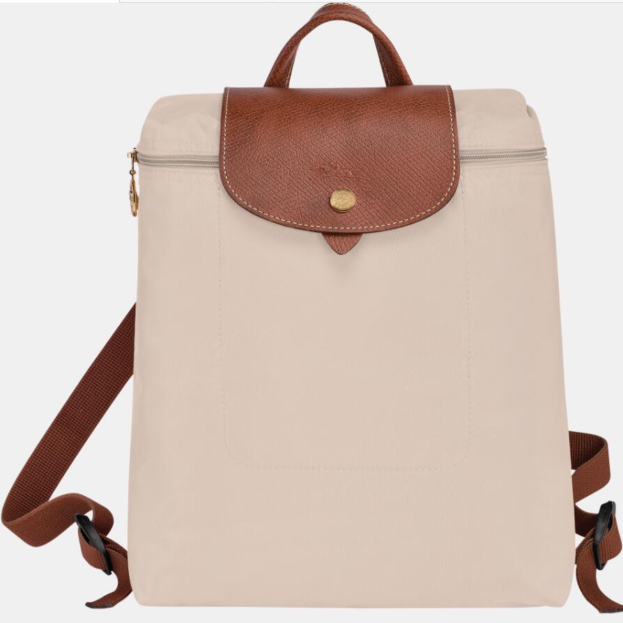 100% Authentic longchamp le pliage club Waterproof nylon shoulder bag Dumpling Bag Backpack women handbag fashion handbag L1699089555 - White color ราคา 1,280 บาท*ส่งฟรี