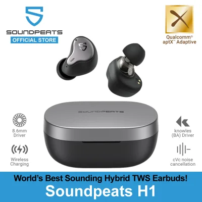 SoundPEATS H1 True Wireless Earbuds With Brand New Driver Structure, Knowles Balanced Armature & Bluetooth 5.2