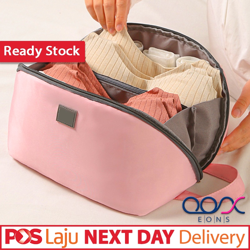 OASIS Bra Travel Case Bra Underwear Drawer Organizers Travel Storage  Dividers Box Bag Portable Waterproof