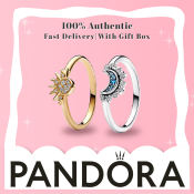 ♛100% Authentic♛ 2023 New Pandoras 925 Silver Shine Rising Sun Ring Gold Girl