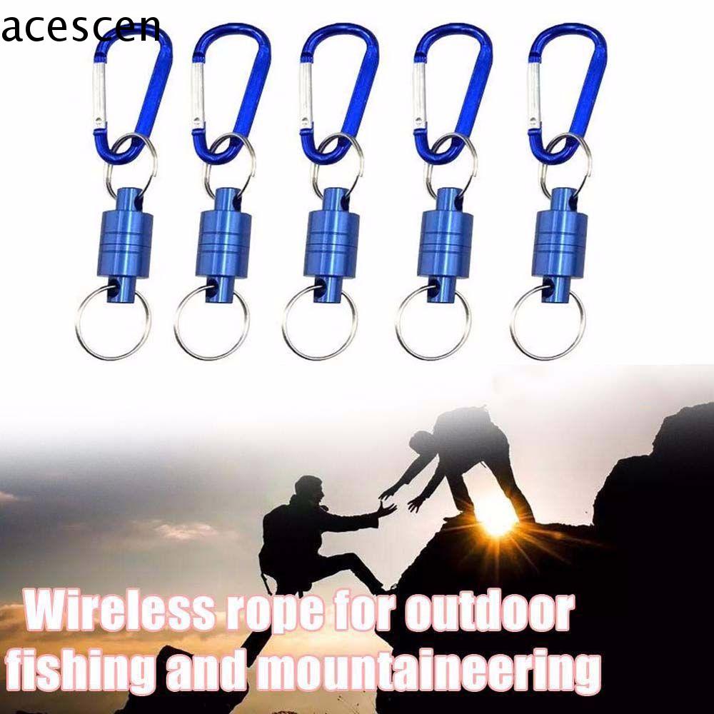 ACESCEN Đánh bắt cá Đa chức năng Khóa Dụng cụ ngoài trời Từ tính Dụng cụ câu cá Phụ kiện giải quyết Dây buộc Khóa leo núi Khóa từ tính Carabiner