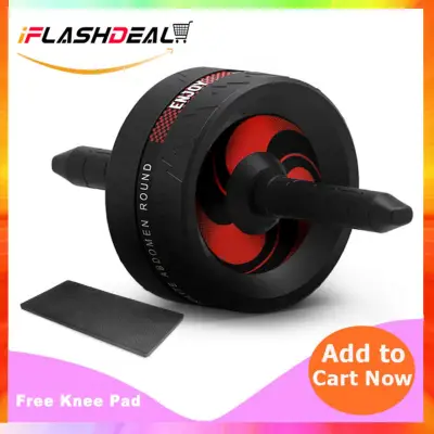 iFlashDeal AB Wheel Exercise Fitness Abs Roller Wheel Exercise Equipment Workout With Free Knee Mat Core Abdominal Trainer Strength Training Fitness