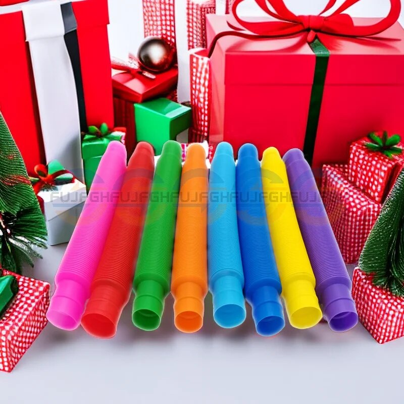 8 cái Ống đồ chơi cảm giác bồn chồn căng thẳng làm giảm Đồ chơi bóp strbess Relief giáo dục Antistress Đồ chơi giải tỏa căng thẳng cho trẻ em Quà tặng