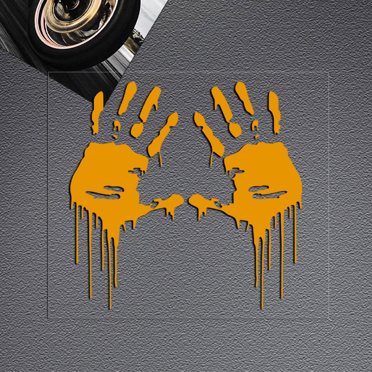 Motorcycle Decal Stickers Set -Stylish Hand Print Motorcycle Decals for ‌Honda Winner X/SH350i/Visio