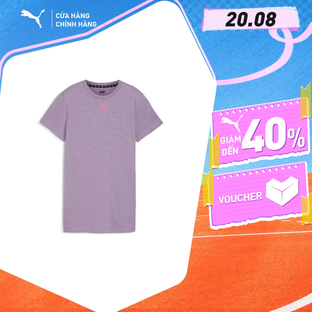 Áo thun PUMA Nữ Graphic Concept Pale Plum Màu Tím