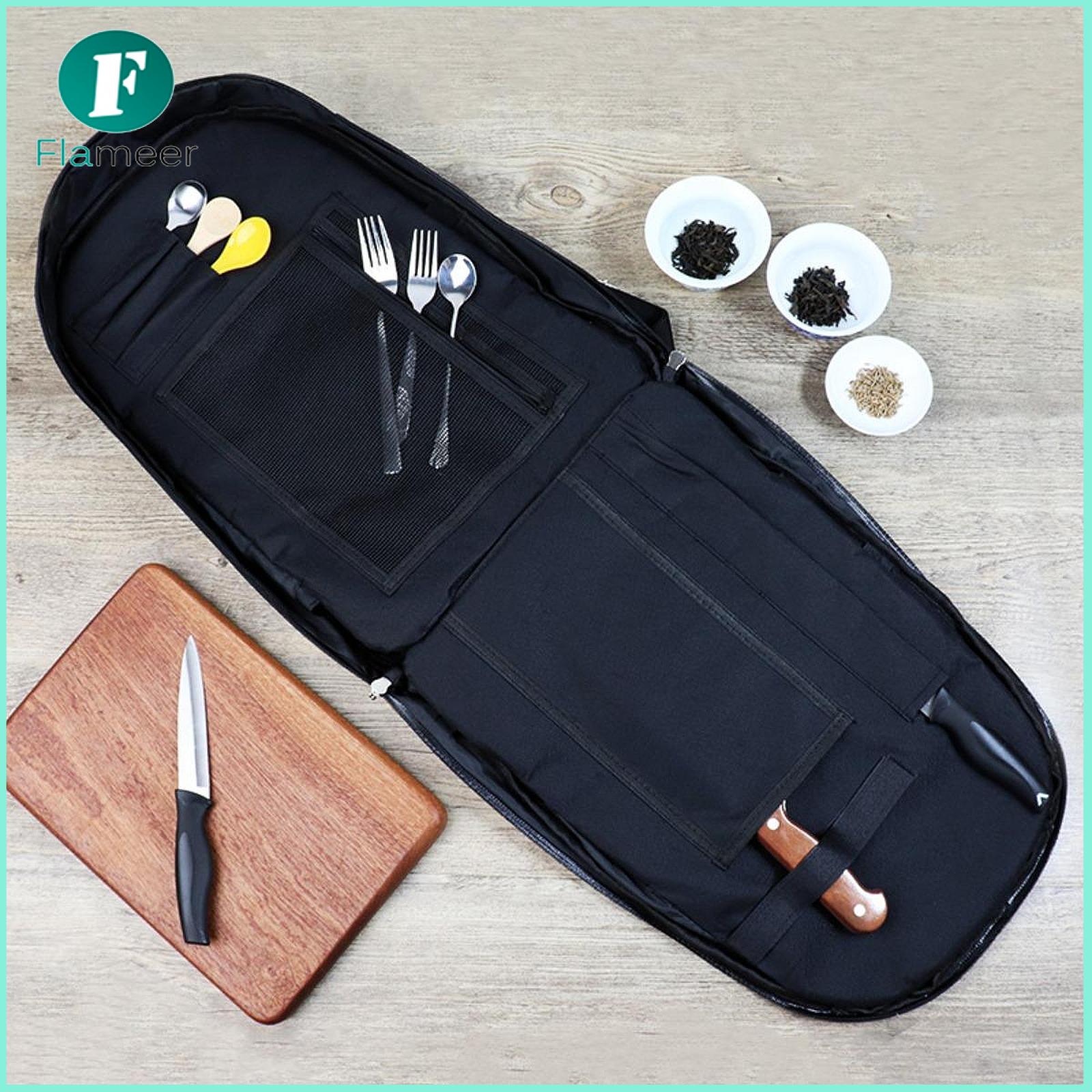 Flameer Camping Utensils Bag Chef Bag Travel Culinary Equipment with Handle Utensil Organizer Bag for Hiking Outdoor Cooking ราคา 3,034 บาท*ส่งฟรี