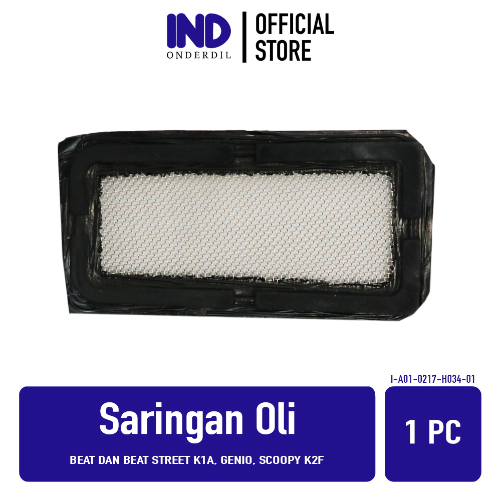 Saringan Oli Bawah Beat Street K1A New (2020 - 2024) & Genio (2019 - 2022) & Scoopy K2F (2020 - Sekarang "2024") Filter Oil Mesin Harga 2,600 rupiah*Gratis Ongkir