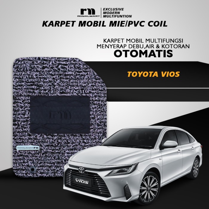 Royal Mart Karpet Mobil Mie Premium TOYOTA VIOS 2022 Non Bagasi Harga 680,000 rupiah*Gratis Ongkir