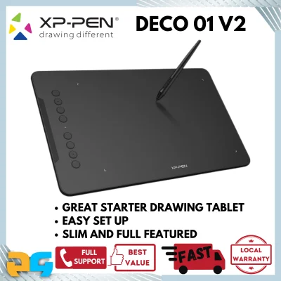 XP-Pen Deco 01 V2 Drawing Tablet with Tilt Support XP Pen XP Pen XPPen