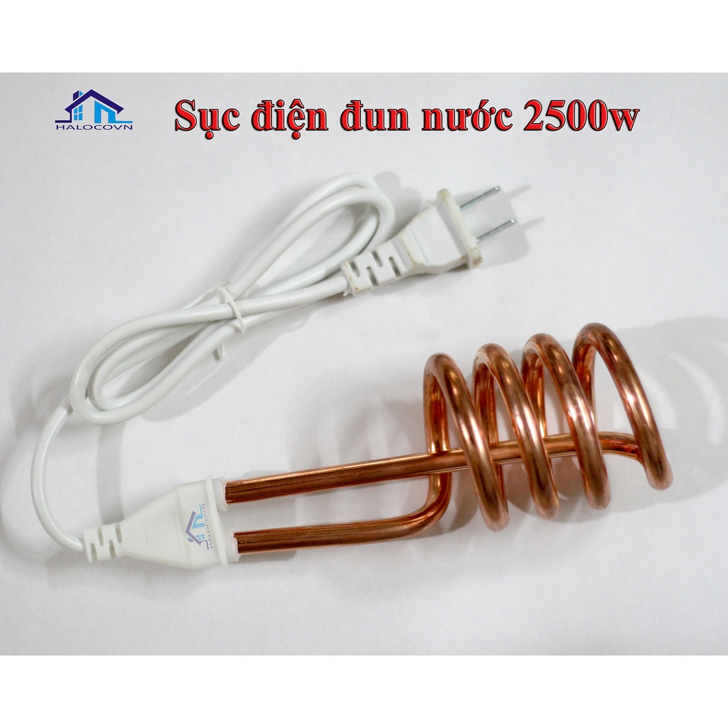Sục điện đun nước nóng 2500w _ npp lê khởi