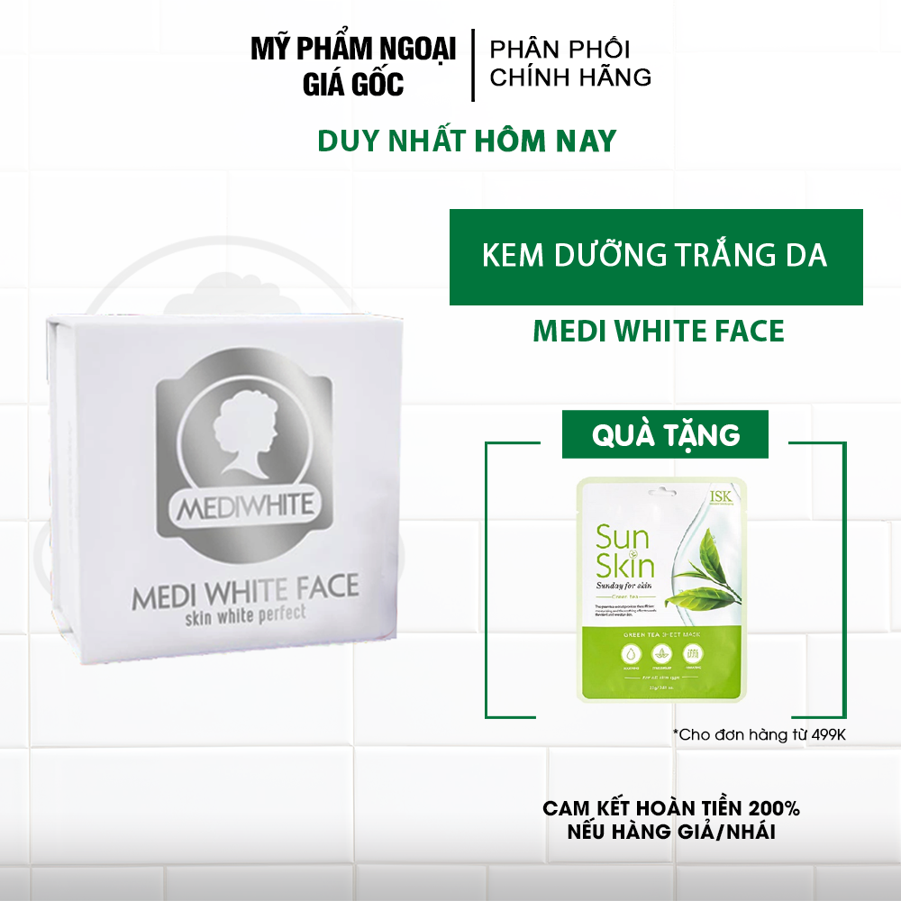 Kem trắng da mặt Medi White Face 30g