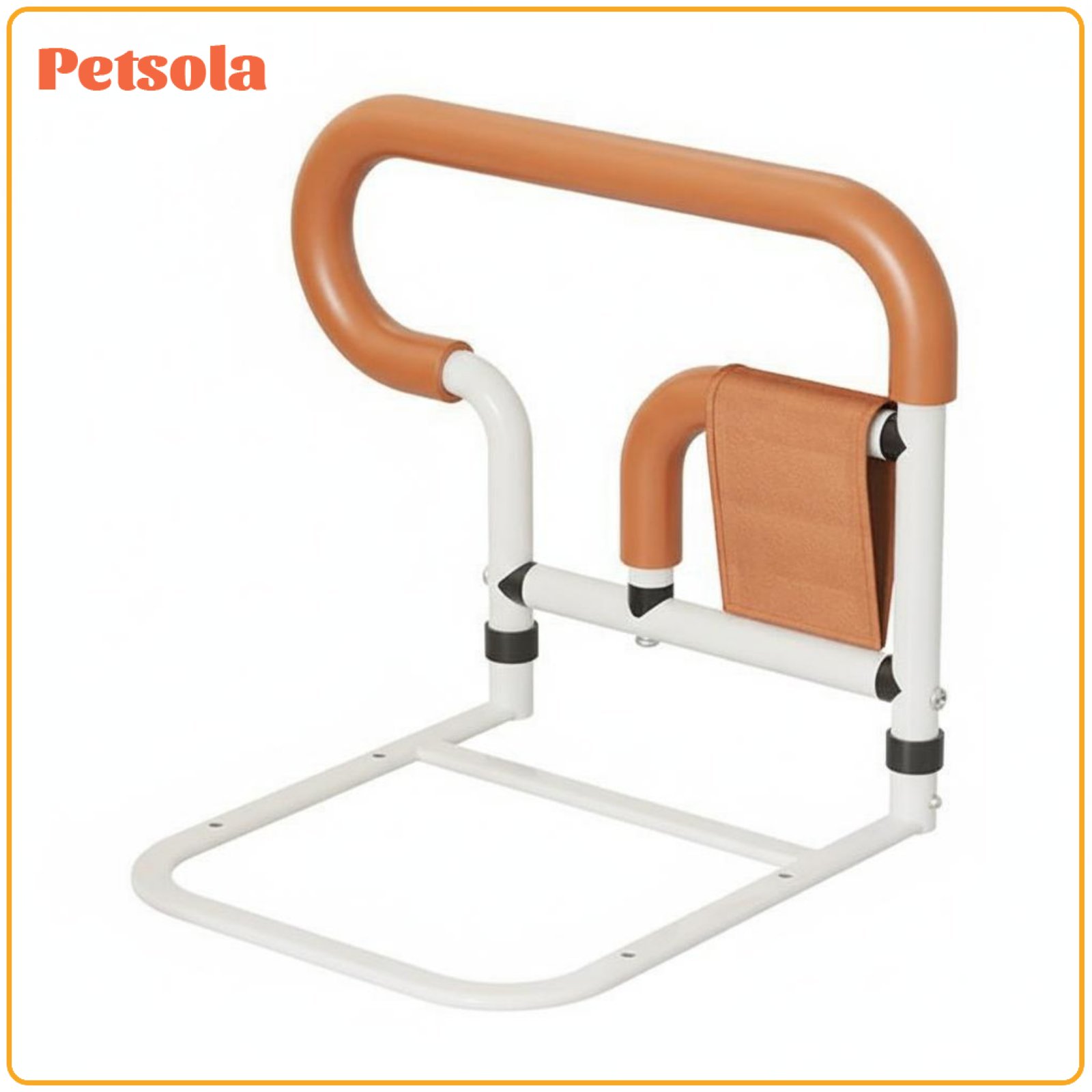petsola Heavy-Duty Elderly Get up Assist Handle Non-Slip Grip Bed Assist Adjustable Bedside Grab Bar Includes Storage Pouch for Seniors ราคา 1,915 บาท*ส่งฟรี
