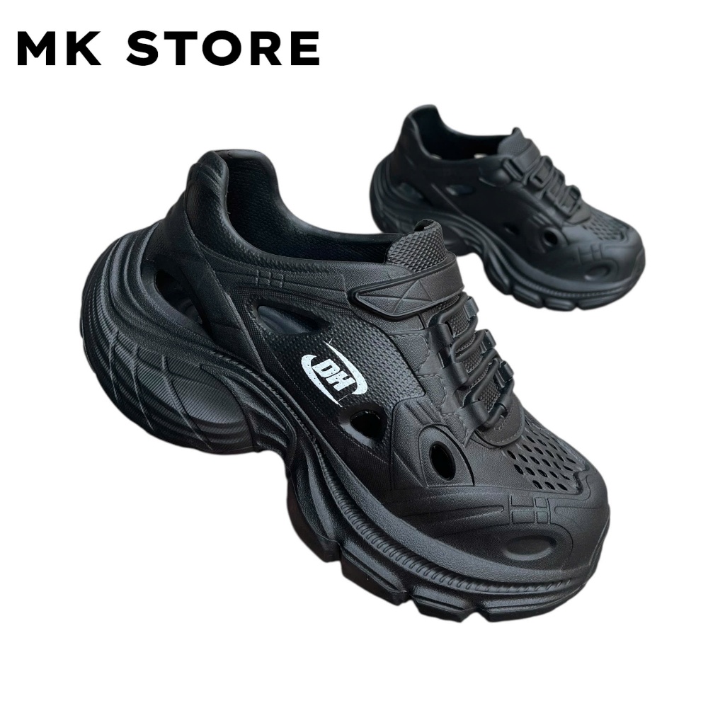 Giày Nhựa Sneaker Cao Cấp Nam Nữ Đúc Nguyên Khối Siêu Nhẹ Siêu Bền Chống Nước Đi Mưa Đi Biển Êm Chân Thoáng Khí - GL065
