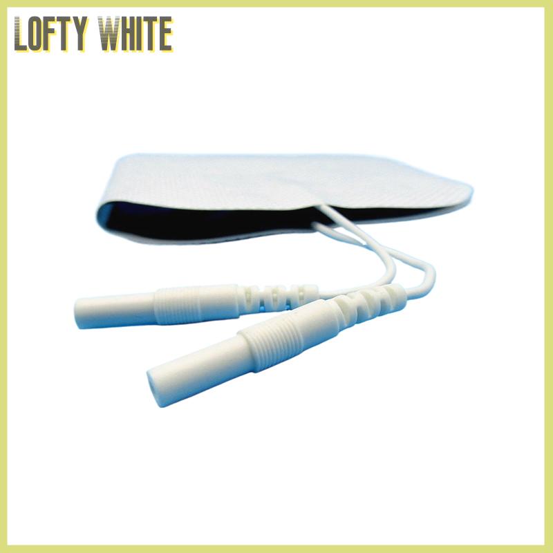 Lofty White EMS hàng chục điện cực miếng gel cho VAI EO massage châm cứu trị liệu trở lại massager xung cơ bắp kích thích Electro Pad