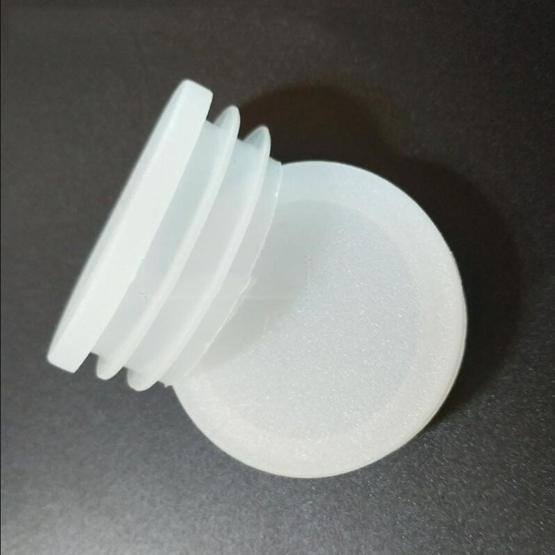 45 50 60 74mm màu trắng trong suốt ống cắm Bìa cap đồ nội thất Mat 10pcs
