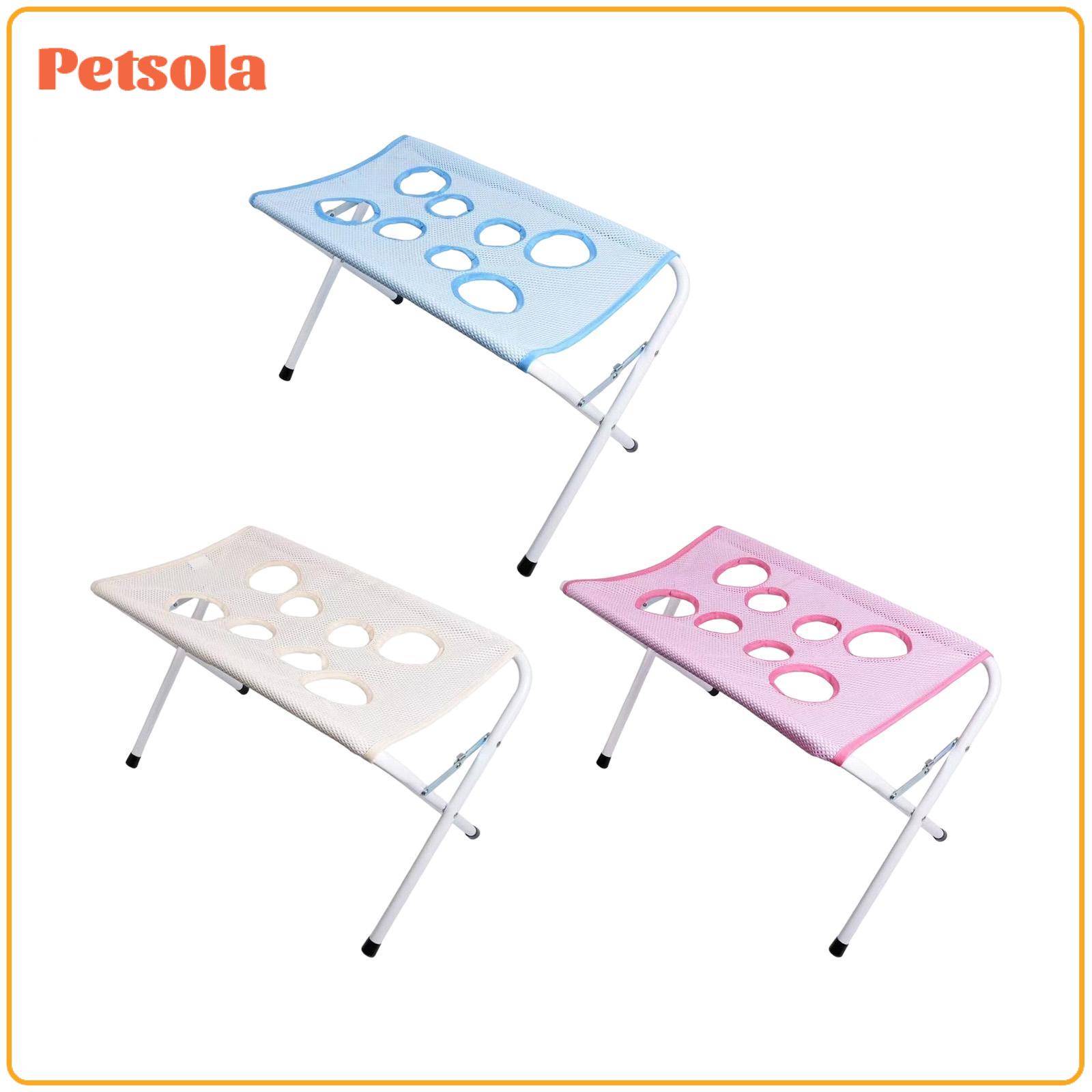 Pet Grooming Table Detachable Dog Bathing Stand Indoor Fast Dry with Holes Bath Bed for Animals Nail Trimming Cat Shop Kitty ราคา 3,212 บาท*ส่งฟรี