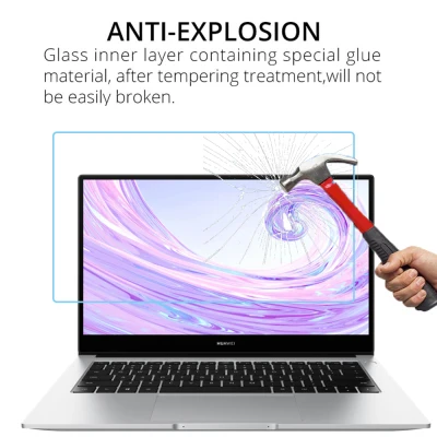For Huawei Matebook D14 2020 2021 Notebook Screen Protector for Matebook D 14 0.3MM 9H HD 2.5D Laptop Protective Tempered Glass
