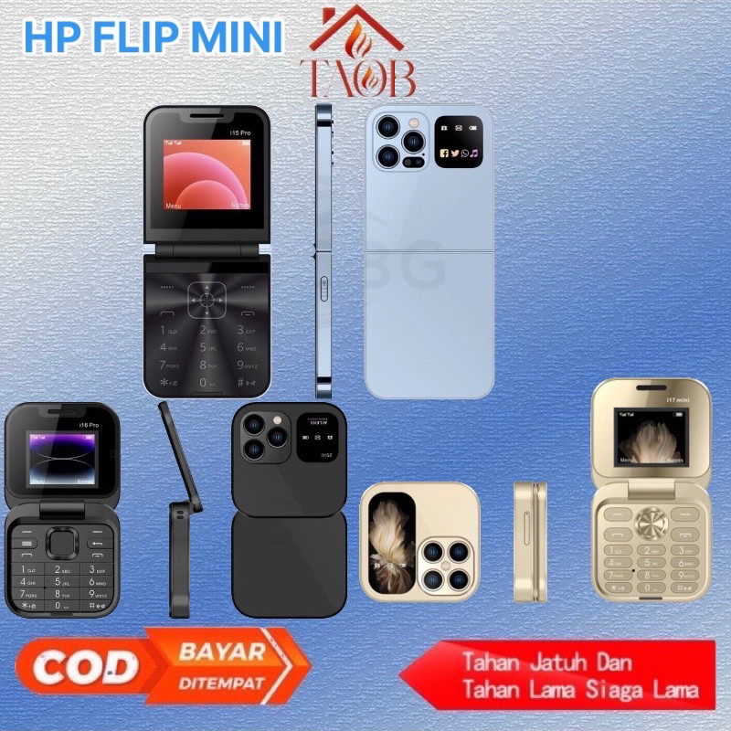 TAOB hp mini lipat phone jadul ori garansi 1 tahun Giá 195,472 Đồng*Miễn phí vận chuyển