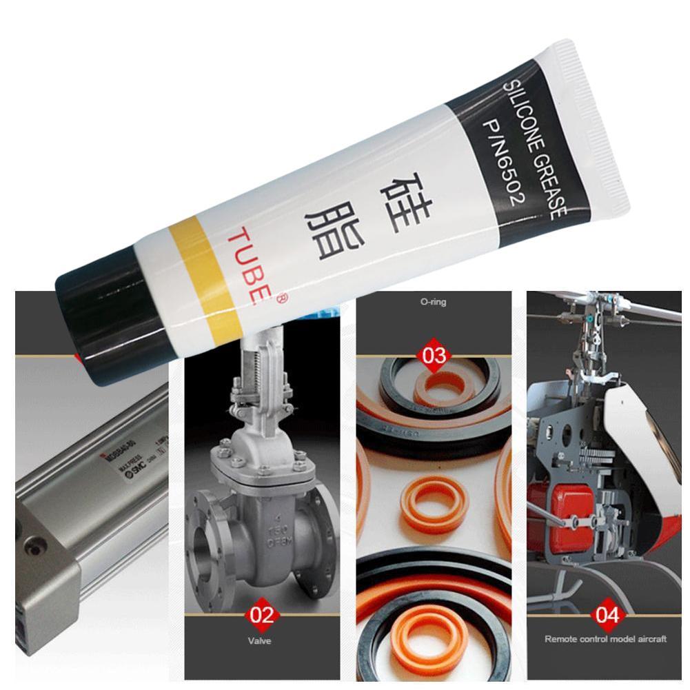 Waterproof Sealing Silicone Grease 50g Anti-leakage Lubricating Silicon-based Valve Grease O-ring M0U2