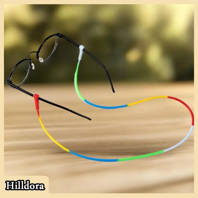 [Hilldora] Silicone Kính Mắt Dây Đeo Người Đàn Ông Phụ Nữ Không Thấm Nước Kính Mặt Trời Phụ Kiện Chuỗi Thể Thao Kính Dây Chủ Dây Buộc