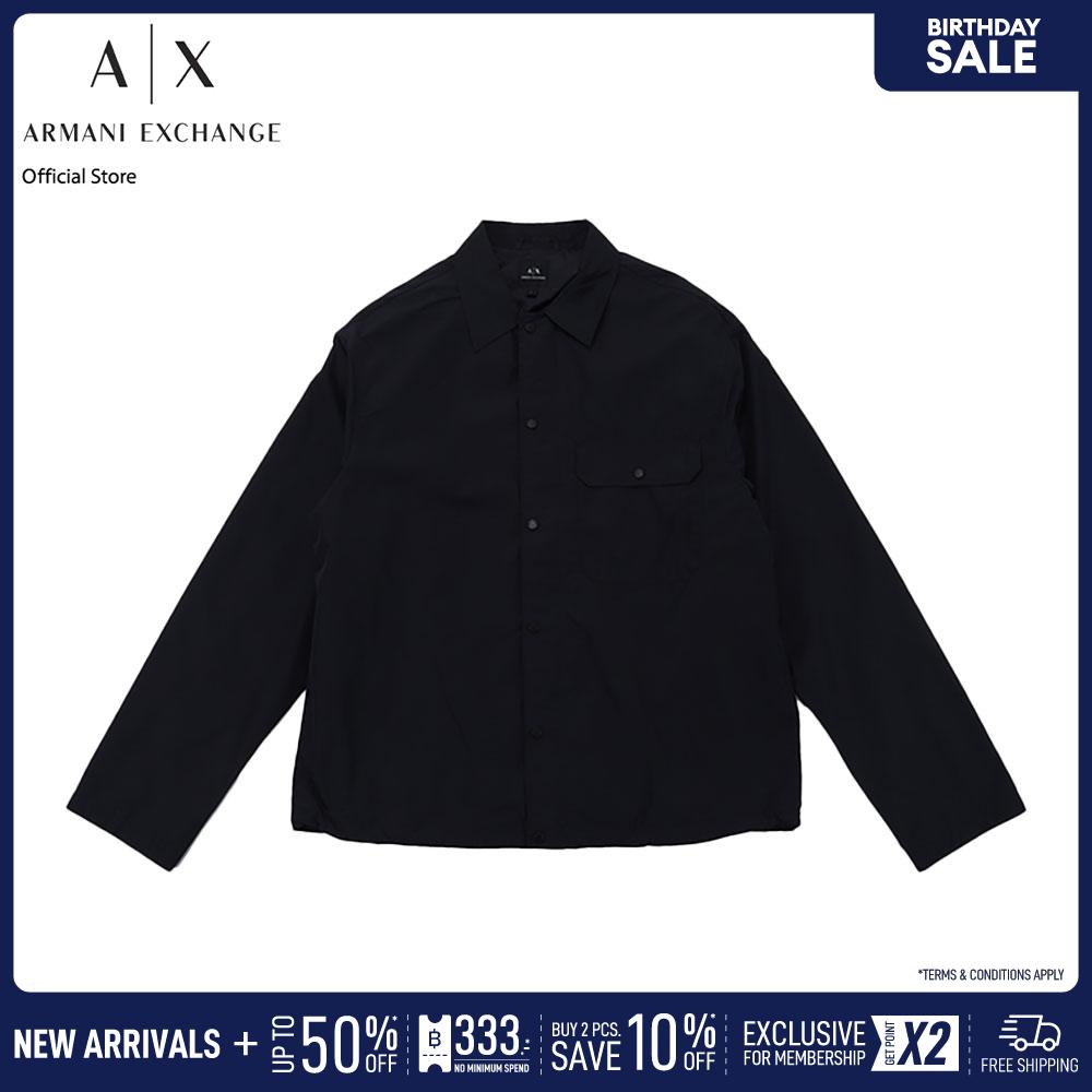 Armani Exchange Shirt Men XM000209-AF12012-UB101 Navy Blue ราคา 10,990 บาท*ส่งฟรี