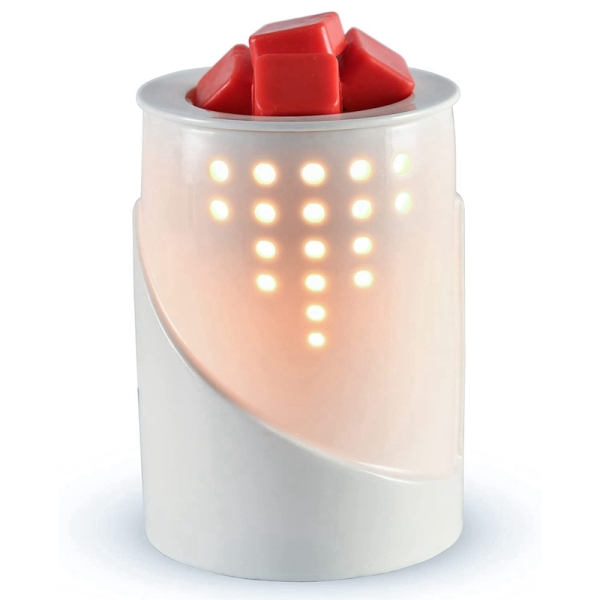 Hollow Ceramic Aromatherapy Melting Wax Lamp Small Desktop Fireless Melting Wax Lamp Household Night Light US Plug