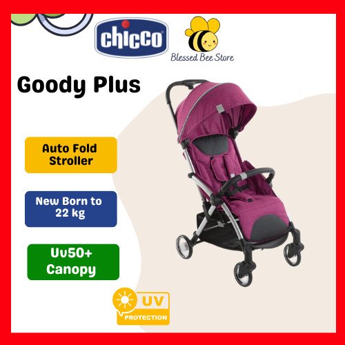 Chicco Goody Plus Baby Stroller Auto Fold Stroller For Baby 0-22kg