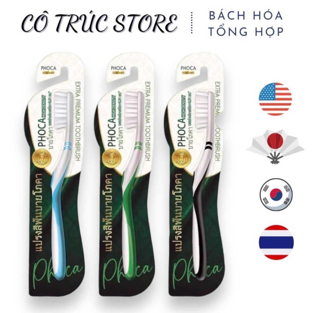 [CHÍNH HÃNG] Bàn Chải Đánh Răng Phoca - Siêu Mềm, Đánh Cực Sạch