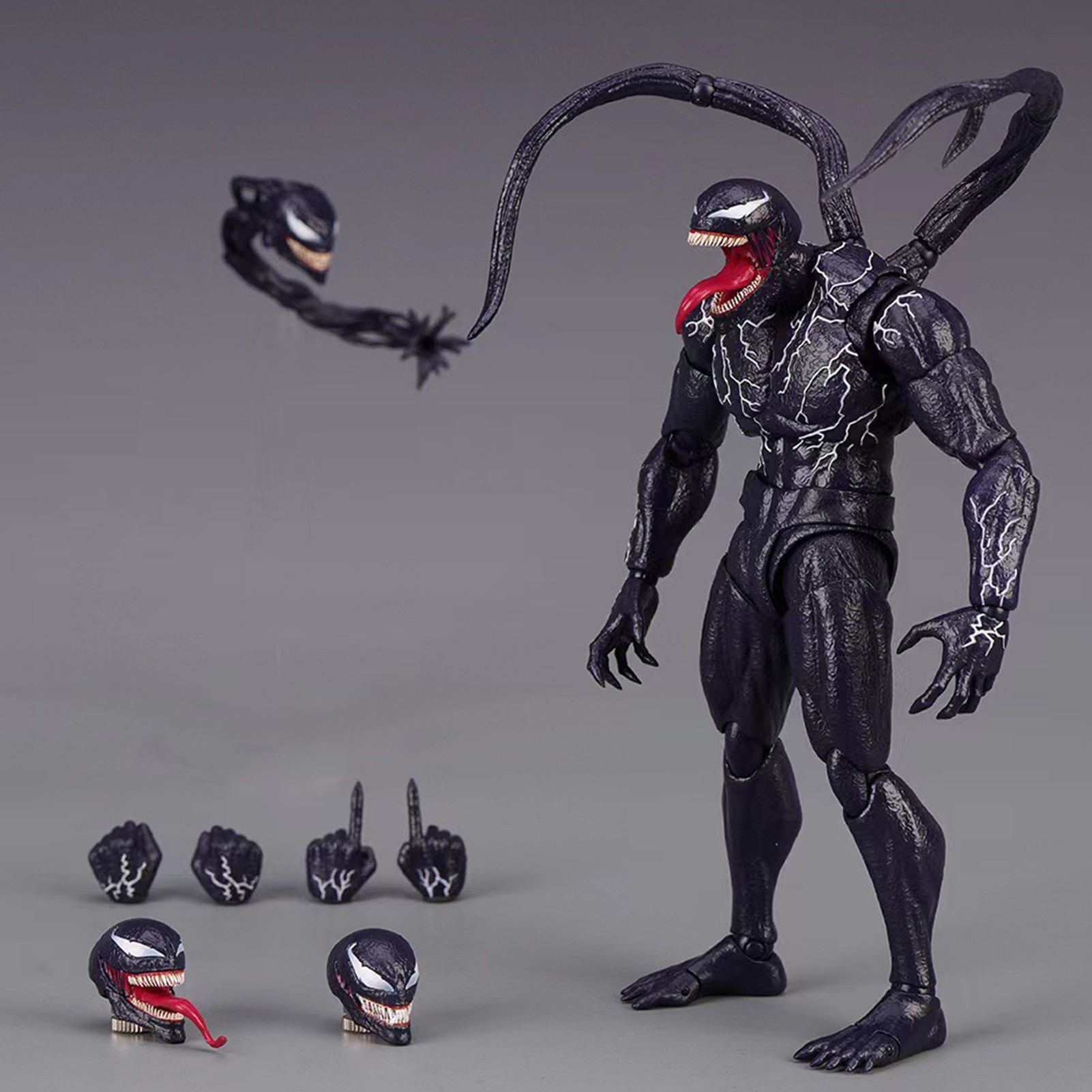 Bodhiwish Collectible Action Figure Replaceable Parts Action Figure Aliens Movie Action Figure with Movable Joints Perfect Desktop Decoration for Movie Fans Hero Model Ornament Gift