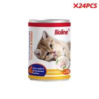 BIOLINE A Whole Box 24PCS 375g/85g Canned Cat Wet Food for Cat Super Premium Can Wet Cat Food
