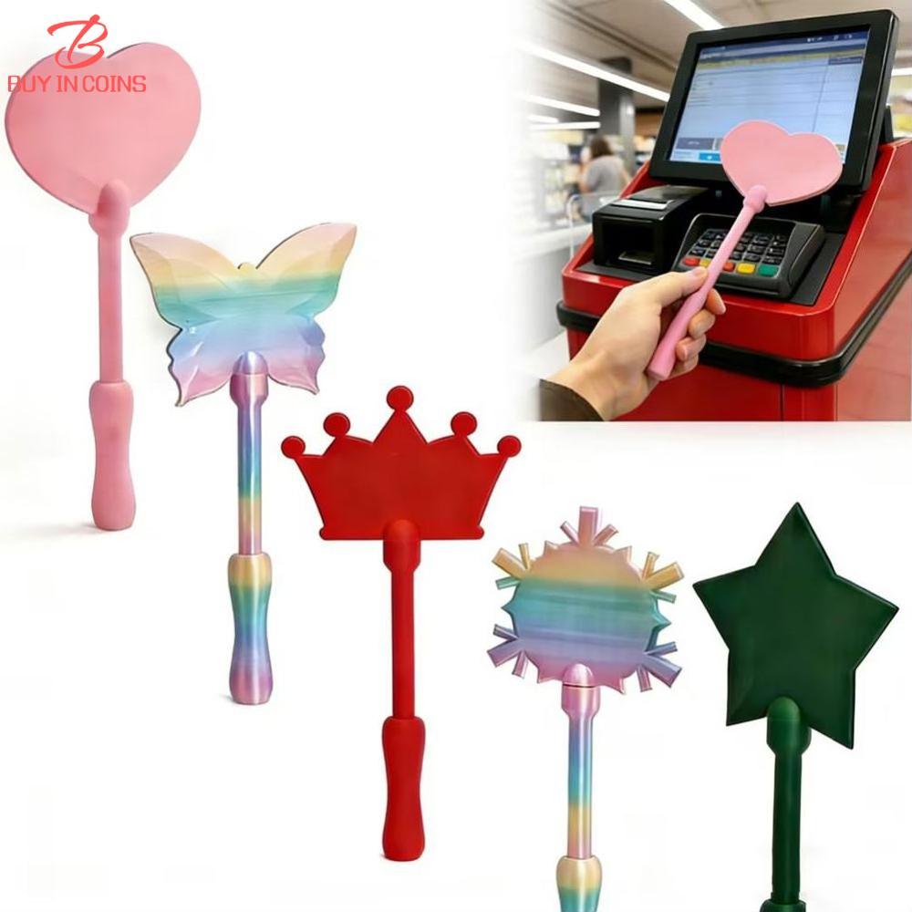 BC 3D Printed Star Light Magic Wand NFC Payment Holder Contactless Card Holder Tap to Pay for Smart Watch Band Phone Wallet Keychain ราคา 202 บาท*ส่งฟรี