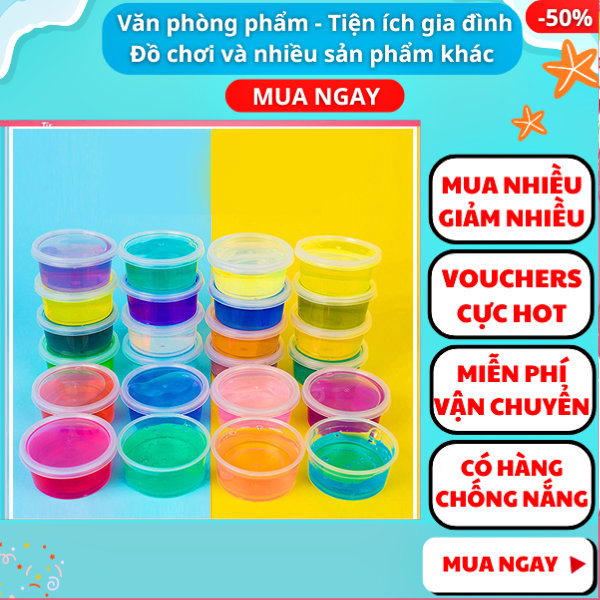 [12 hủ slime chỉ 35k] 1 hộp 12 hủ slime chất nhờn ma quái có nhân không mùi cực đẹp giá rẻ ✔️ slime nhiều màu ✔️ slime giá rẻ ✔️ slime chất nhờn ma quái giá rẻ ✔️ Nguyễn Thùy Store