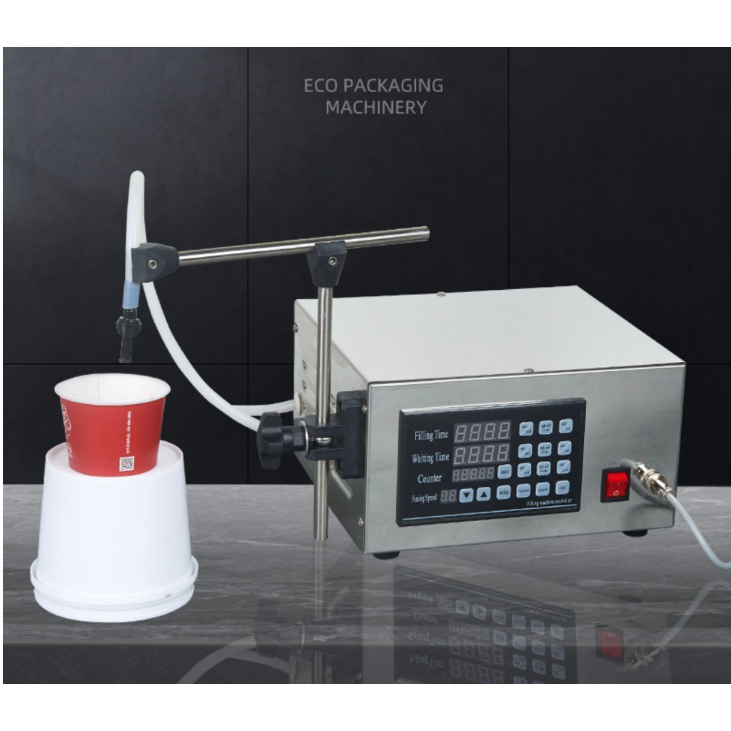 HTN Máy chiết rót định lượng chất lỏng tinh dầu mỹ phẩm nước hoa dung dịch tự động máy chiết rót mini tự động 2 vòi